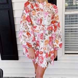 Floral Mini Dress size Large